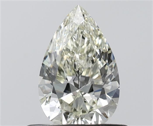 Picture of Natural Diamond 0.51 Carats, Pear with  Cut, J Color, VVS1 Clarity and Certified by IGI