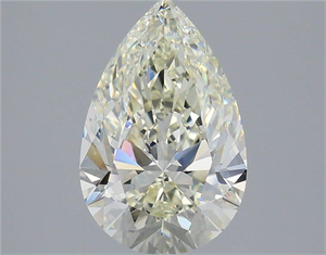 Picture of Natural Diamond 2.19 Carats, Pear with  Cut, J Color, VS1 Clarity and Certified by IGI