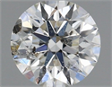 Natural Diamond 0.40 Carats, Round with Excellent Cut, K Color, I1 Clarity and Certified by GIA