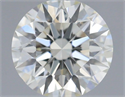 Natural Diamond 0.53 Carats, Round with Excellent Cut, M Color, VVS2 Clarity and Certified by GIA