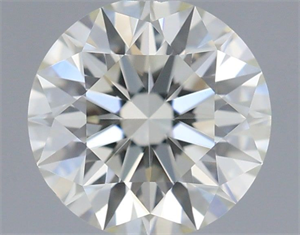 Picture of Natural Diamond 0.53 Carats, Round with Excellent Cut, M Color, VVS2 Clarity and Certified by GIA