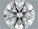 Natural Diamond 0.62 Carats, Round with Excellent Cut, K Color, VVS2 Clarity and Certified by GIA