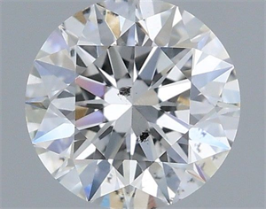 Foto Diamante Natural 0.41 quilates, Redondo , Color F, claridad SI1 y certificado GIA de