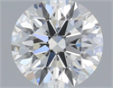 Diamante Natural 0.43 quilates, Redondo , Color I, claridad VVS1 y certificado GIA