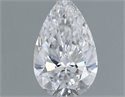 Diamante Natural 0.40 quilates, De pera , Color D, claridad IF y certificado GIA