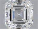 Natural Diamond 1.00 Carats, Asscher with  Cut, G Color, VS1 Clarity and Certified by GIA