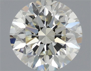 Picture of Natural Diamond 1.01 Carats, Round with Very Good Cut, K Color, VS2 Clarity and Certified by IGI