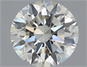 Natural Diamond 1.01 Carats, Round with Excellent Cut, K Color, VVS2 Clarity and Certified by IGI