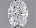 Natural Diamond 0.42 Carats, Oval with  Cut, D Color, VVS2 Clarity and Certified by GIA