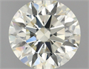 Natural Diamond 1.08 Carats, Round with Excellent Cut, K Color, VS1 Clarity and Certified by IGI