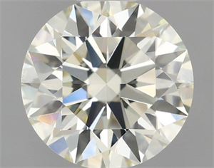 Picture of Natural Diamond 1.08 Carats, Round with Excellent Cut, K Color, VS1 Clarity and Certified by IGI