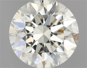 Picture of Natural Diamond 1.04 Carats, Round with Excellent Cut, K Color, VS2 Clarity and Certified by IGI