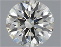 Natural Diamond 1.03 Carats, Round with Excellent Cut, K Color, VS1 Clarity and Certified by IGI