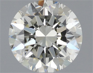Picture of Natural Diamond 1.08 Carats, Round with Excellent Cut, K Color, VS1 Clarity and Certified by IGI