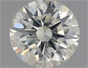 Natural Diamond 1.17 Carats, Round with Excellent Cut, L Color, SI2 Clarity and Certified by IGI