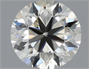 Natural Diamond 1.01 Carats, Round with Very Good Cut, K Color, VS1 Clarity and Certified by IGI