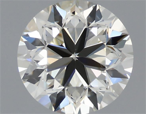 Picture of Natural Diamond 1.01 Carats, Round with Very Good Cut, K Color, VS1 Clarity and Certified by IGI