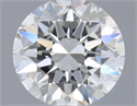 Natural Diamond 0.90 Carats, Round with Excellent Cut, H Color, VVS2 Clarity and Certified by GIA