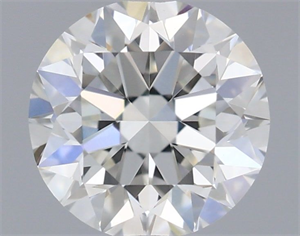 Picture of Natural Diamond 0.70 Carats, Round with Very Good Cut, H Color, VVS1 Clarity and Certified by GIA
