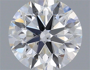 Picture of Natural Diamond 0.43 Carats, Round with Excellent Cut, F Color, SI1 Clarity and Certified by GIA
