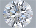 Natural Diamond 0.40 Carats, Round with Excellent Cut, D Color, SI2 Clarity and Certified by GIA