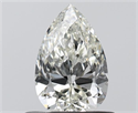 Natural Diamond 0.52 Carats, Pear with  Cut, H Color, VS1 Clarity and Certified by IGI
