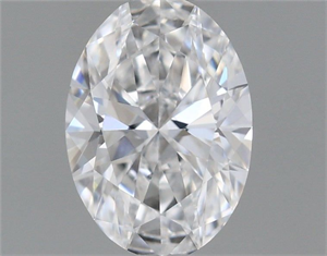Picture of Natural Diamond 0.42 Carats, Oval with  Cut, E Color, VVS2 Clarity and Certified by GIA