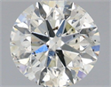 Natural Diamond 0.40 Carats, Round with Very Good Cut, H Color, SI2 Clarity and Certified by IGI