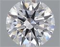Lab Grown Diamond 1.33 Carats, Round with Ideal Cut, D Color, VS1 Clarity and Certified by IGI