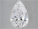 Diamante Natural 4.01 quilates, De pera , Color D, claridad VS2 y certificado GIA
