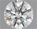 Natural Diamond 0.96 Carats, Round with Excellent Cut, I Color, SI1 Clarity and Certified by IGI