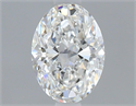 Diamante Natural 0.61 quilates, Ovalado , Color F, claridad VVS2 y certificado GIA