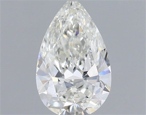 Picture of Natural Diamond 0.51 Carats, Pear with  Cut, I Color, SI2 Clarity and Certified by GIA
