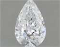 Diamante Natural 0.75 quilates, De pera , Color D, claridad VS2 y certificado GIA