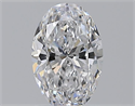 Natural Diamond 1.20 Carats, Oval with  Cut, D Color, SI1 Clarity and Certified by GIA