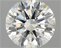 Natural Diamond 1.50 Carats, Round with Excellent Cut, J Color, SI2 Clarity and Certified by IGI