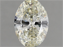 Natural Diamond 1.03 Carats, Oval with  Cut, M Color, I1 Clarity and Certified by GIA