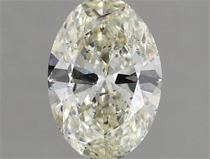 Picture of Natural Diamond 1.03 Carats, Oval with  Cut, M Color, I1 Clarity and Certified by GIA