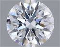 Lab Grown Diamond 1.43 Carats, Round with Ideal Cut, E Color, VVS2 Clarity and Certified by IGI