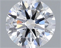 Lab Grown Diamond 1.02 Carats, Round with Ideal Cut, D Color, VVS1 Clarity and Certified by IGI