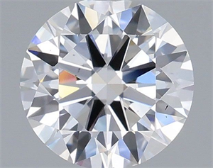 Picture of Lab Grown Diamond 1.02 Carats, Round with Ideal Cut, D Color, VVS1 Clarity and Certified by IGI