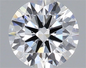 Picture of Lab Grown Diamond 1.01 Carats, Round with Ideal Cut, D Color, VVS1 Clarity and Certified by IGI