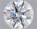 Lab Grown Diamond 1.02 Carats, Round with Ideal Cut, D Color, VVS1 Clarity and Certified by IGI