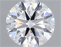 Lab Grown Diamond 1.02 Carats, Round with Ideal Cut, D Color, VVS1 Clarity and Certified by IGI