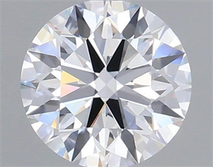 Picture of Lab Grown Diamond 1.02 Carats, Round with Ideal Cut, D Color, VVS1 Clarity and Certified by IGI