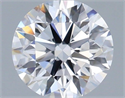 Del inventario de diamantes de laboratorio, 1.01 quilates, Redondo , Color D, claridad VVS1 y certificado IGI