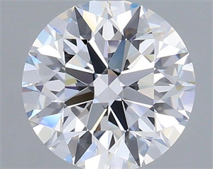Picture of Lab Grown Diamond 1.52 Carats, Round with Ideal Cut, D Color, VVS2 Clarity and Certified by IGI
