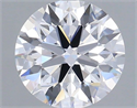 Lab Grown Diamond 1.51 Carats, Round with Ideal Cut, D Color, VVS2 Clarity and Certified by IGI