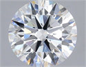 Del inventario de diamantes de laboratorio, 2.51 quilates, Redondo , Color E, claridad VVS2 y certificado IGI
