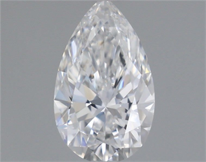 Picture of Natural Diamond 0.50 Carats, Pear with  Cut, D Color, SI1 Clarity and Certified by GIA